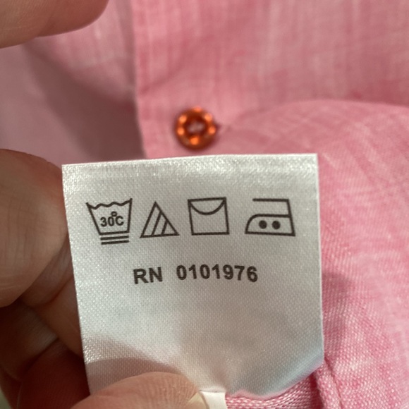 INSERCH COLLEZIONE 100% LINEN SHIRT - Picture 8 of 12